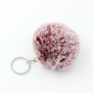 2024 coloré <span class=keywords><strong>Pom</strong></span> <span class=keywords><strong>Pom</strong></span> fausse fourrure boule Pompons porte-clés givre personnalité <span class=keywords><strong>pompon</strong></span> en peluche porte-clés pour filles femme sac breloques - Product Image 5