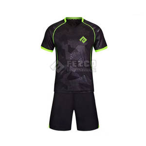 ชุดกีฬาฟุตบอลแห้งเร็วชุดทีม OEM แบบกำหนดเองสวมใส่สบายชุดทีมฟุตบอลแบบอัตโนมัติสำหรับฤดูร้อน - Product Image 1