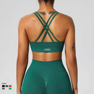 สปอร์ตบราป้องกันเหงื่อที่มีฐานที่มั่นคงและแข็งแรงดีไซน์ผ่านเครื่องตัดอัตโนมัติความแม่นยำสูง - Product Image 1