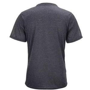 Ensemble de vêtements de sport d'été en coton pour hommes-T-shirt et short respirant personnalisables-Style t-shirt blanc tissé - Product Image 3