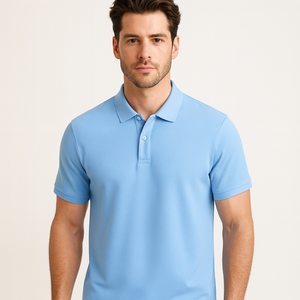 Camisas Polo Personalizadas al por Mayor para Hombre, Camiseta Lisa de Punto Piqué con Impresión Digital y Logotipo Bordado - Product Image 1