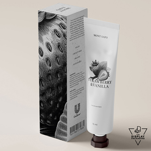 Boîte d'emballage en papier imprimé personnalisé pour les cosmétiques au miel et les produits en tube avec logo pour l'affichage au détail - Product Image 4