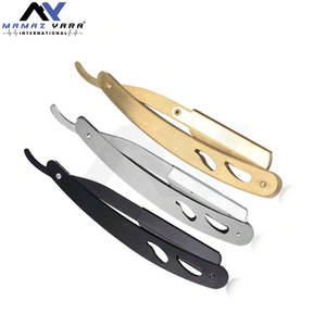 Maquinilla de afeitar Manual de una sola hoja Premium para barbería, cuchillo de afeitar OEM, maquinilla de afeitar de corte de precisión, herramienta de aseo tradicional para hombres - Product Image 5