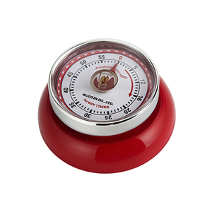 Minuteur de cuisine rétro ZASSENHAUS, rouge, pour une utilisation à court terme, taille 3 cm x 7 cm - Product Image 3