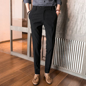 Meilleur pantalon décontracté slim élégant et confortable Pantalon d'affaires extensible personnalisé en gros quatre saisons - Product Image 4