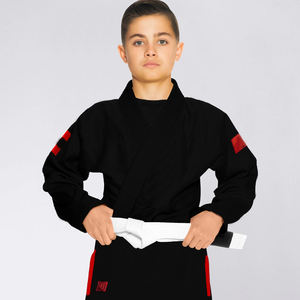 Uniforme de karaté noir pour enfants de meilleure qualité, vêtements de sport confortables et populaires pour les arts martiaux, prix bas quantité minimale de commande à vendre - Product Image 2