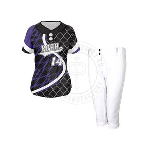 Vêtements de sport Uniforme de softball le plus vendu Uniforme de softball à séchage rapide Uniforme de softball ajusté - Product Image 1