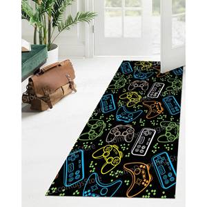 Tapis imprimé dynamique, tapis pour salle de jeux, tapis d'intérieur moderne, facile à nettoyer, tapis en chenille - Product Image 4