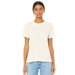 Bella Toile Léger Respirant Logo Personnalisé Ras Du Cou Coton T-shirts À Manches Courtes Pour Les Filles - Product Image 1