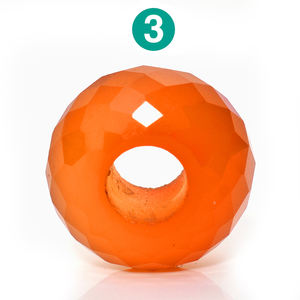 2023 cuentas de piedra cornalina Natural populares pompa de agujero grande con piedra preciosa suelta de superficie lisa para la fabricación de joyas de pulsera - Product Image 3