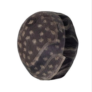 Postizo y Peluca de Cabello Humano 100% Remy Virgen Chino, Prótesis Capilar Taz Hair BD con Frente de Encaje y Ondas al Agua - Product Image 3