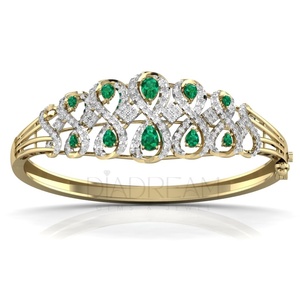 925 Sterling <b>Silver</b> Green Pear and round Diamond <b>Bracelet</b> 925 Sterling <b>Silver</b> <b>Charm</b> <b>Bracelet</b> for Women Perfect Gift for Women - Product Image 2
