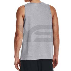 Custom Men's <b>Sleeveless</b> Gym Workout Tank <b>Top</b> Breathable Summer Fitness Clothing Muscle Vest Bodybuilding Tank <b>Tops</b> Wholesale - Product Image 3