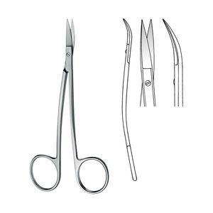 Ciseaux chirurgicaux dentaires pour tissus gingivaux Ciseaux de verrouillage en acier inoxydable à bas prix Fabricant d'instruments de chirurgie buccale Ciseaux gingivaux - Product Image 6