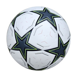 KHASON Custom Logo Size 5/4 Thermal Bonded PU Eco-Friendly Durable Soccer <b>Ball</b> Gold Adults Training Football Factory Wholesale - Product Image 1