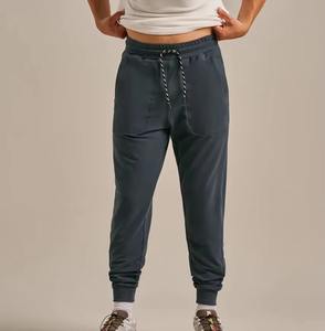 Pantalones Largos Deportivos de Algodón y Poliéster para Hombre, Estilo Casual, para Gimnasio, Entrenamiento, Fitness, Cómodos, con Cordón Ajustable, Precio de Fábrica - Product Image 2