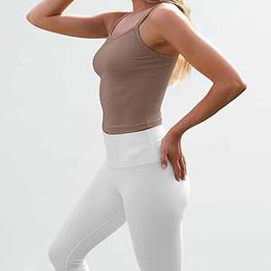 Ready to Ship Fashionable Summer Hollow Out Sleeveless Sexy <b>White</b> Casual <b>Crop</b> Tank <b>Tops</b> for Women made By Dress Sports - Product Image 5