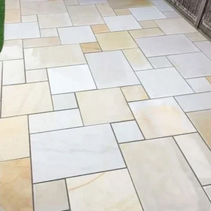 Pavés en grès de menthe durables avec une finition naturelle lisse pour l'aménagement paysager extérieur - Product Image 4