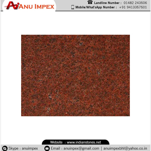 Losa de granito rojo moderno Bruno para cocina, baño, diseño de interiores, piedra natural con acabado superficial pulido - Product Image 6