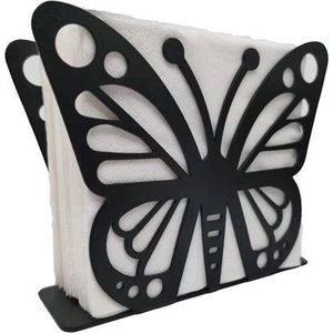 American Style Metal <b>Black</b> Napkin Holder Custom Shape for Home and Office Tabletop Decorative <b>Tissue</b> Holders - Product Image 2