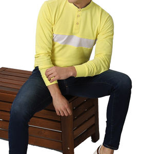 Camiseta extragrande de manga larga de algodón 100% de talla grande personalizada para hombre, camisetas en blanco personalizables con logotipo frontal antiarrugas - Product Image 4