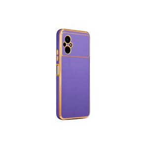 Coque de protection arrière en silicone TPU violet foncé Netzy Premium pour Xiaomi Poco M5 et Poco X4 Pro 5G avec motif écorce - Product Image 1