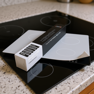 Protecteur de plaque à induction Vetrosecurit Clear 299 90x52cm pour pièces de cuisinière à induction Igenio Vetrosecurit - Product Image 3