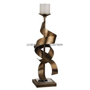 Aluminum Shining Mirror Polished Metallic Candle Holders Top Selling Hammered <b>Work</b> <b>Table</b> Decoration Home Indoor Candle Holder - Product Image 4