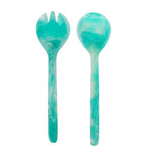 Service à salade moderne de haute qualité en résine écologique, ensemble de cuisine pour la maison, fait à la main en Inde - Product Image 4