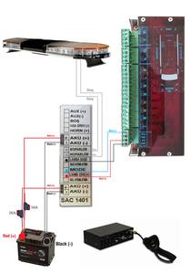 Sistema de Micrófono y Sirena Electrónica para Vehículos de Emergencia Ileritraffic, Dispositivo de Anuncios de Emergencia SAC 1401 Ankara 100-200m - Product Image 3
