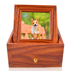 Hiện Đại Thân Thiện Với Môi Trọng Lượng Nhẹ Bằng Gỗ Pet Tưởng Niệm Khung Ảnh Lurn Với Ngăn Kéo Tái Sử Dụng Hình Chữ Nhật Lưu Trữ Lưu Trữ Hộp - Product Image 2
