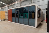 Suite Cabine Apple de 20 pieds en acier modulaire protégé contre la corrosion pour club de plage tropical et hôtel de plongée