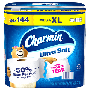 Charmin Toilet <b>Paper</b> Ultra Soft, 24 Mega XL <b>Rolls</b> - Product Image 5