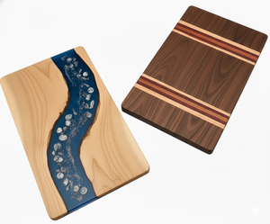 Juego Profesional de Tabla de Cortar y Tabla para Quesos de Madera |   Tablas de Cortar Rectangulares Duraderas, Ecológicas y Fáciles de Limpiar - Product Image 2