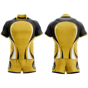 Uniforme de Rugby personalizado de poliéster 100% de la mejor calidad, transpirable, de secado rápido, guiño a la humedad, personaliza tu propio estilo - Product Image 5