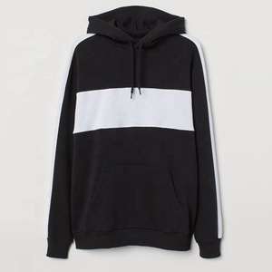 Sudadera con capucha unisex 2023/24 poliéster blanco y negro/algodón para invierno - Product Image 1