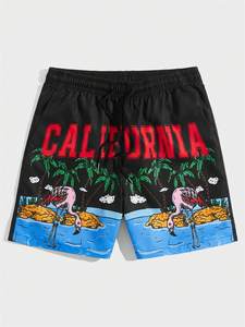 Short de sport d'été anti-rides personnalisé unisexe grande taille en maille de basket-ball de gymnastique en polyester à sublimation personnalisée - Product Image 6