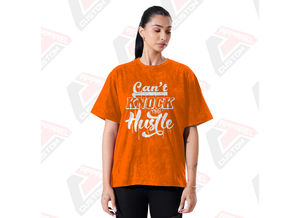 T-shirt élégant pour femme en denim délavé, appliques, perles, confortable, tendance, écologique, hauts d'été en denim, batik, velours côtelé 100% - Product Image 4