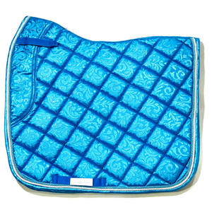 CLOVELIS IMPEX Tapis de selle classique matelassé effet diamant scintillant, doublure polaire respirante, confortable pour l'équitation - Product Image 1