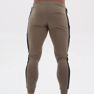 Custom Wholesale Men Casual Workout Jogger Fitness Sweatpants Tapered Regular Fit Gym 100% Breathable Cotton Painted Track Pants - Product Image 3