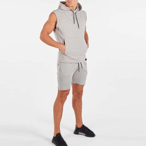 2025, venta al por mayor, chaleco deportivo de alta calidad para hombres, chaleco deportivo de algodón transpirable, Sudadera con capucha sin mangas, diseño de logotipo personalizado, Invierno para hombres - Product Image 5