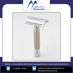 Maquinilla de afeitar de seguridad de acero inoxidable clásica de gran calidad disponible al precio más bajo de la India - Product Image 2