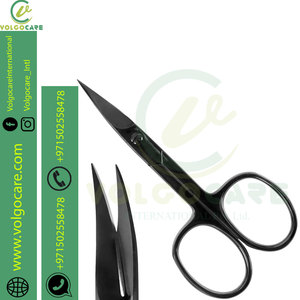 Tijeras profesionales para uñas de acero inoxidable de alto carbono al por mayor 2025, tijeras de Manicura en estilo único - Product Image 2