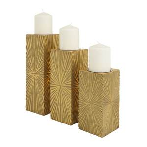 Luxury Look Design Top Quality Handmade Wooden <b>Candle</b> Holder For Home Decoration Christmas & Lighting Set of 3 at Factory Price - Product Image 4