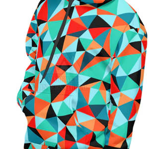 เสื้อฮู้ดพิมพ์ลายสำหรับผู้ชายผ้าโพลีเอสเตอร์ผ้าฝ้ายออกแบบได้ตามที่ต้องการ - Product Image 2