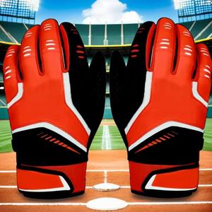 Conception personnalisée la plus demandée à la mode Style unique Prix compétitif Meilleure vente de votre propre logo Gants de frappe de baseball - Product Image 2