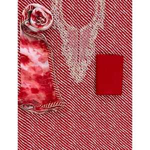 Salwar Kameez en coton glacé non cousu, imprimé à la main, vêtement ethnique indien, tissu doux et épais, imprimé à la main pour les occasions spéciales - Product Image 1