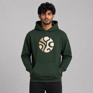 Sudadera con Capucha de Alta Calidad para Hombre con Estampado en Relieve, Tela Cómoda y Estilo Moderno para Uso Urbano Informal - Product Image 1