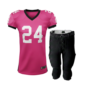 Maillot de football américain pour hommes adultes en gros, uniforme de match, jersey en polyester respirant 250GSM, vêtements de sport pour la performance en ligue - Product Image 1