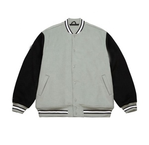 Veste Letterman en cuir véritable et laine Varsity Custom School Breathable Plus Size CollegeBaseballjacket pour hommes - Product Image 1